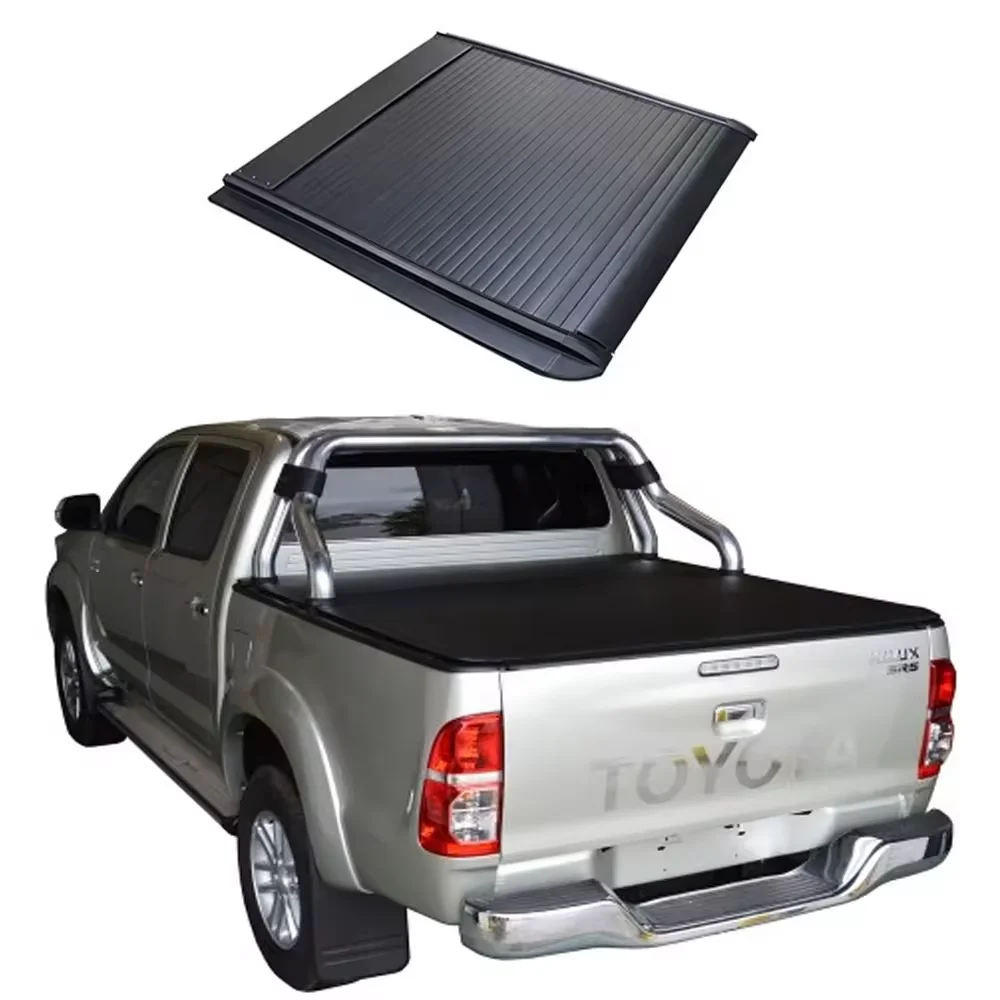 

Pickup Truck Retractable Truck Bed Covers Electric Tonneau Cover Hilux for Hilux Tacoma Tundra