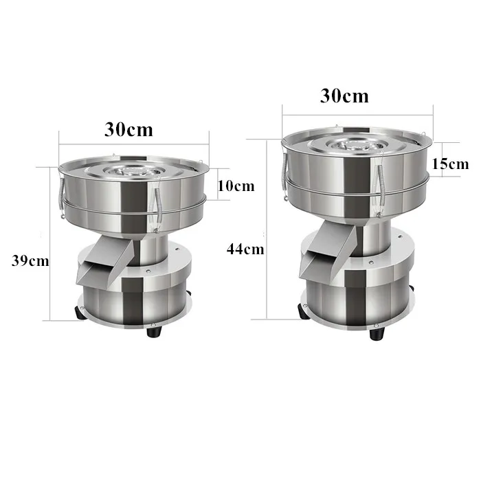Automatic Vibrating Sifter Shaker Machine Industrial Food Processing for Powder With 80 Mesh Flour Powder Filtering Machine