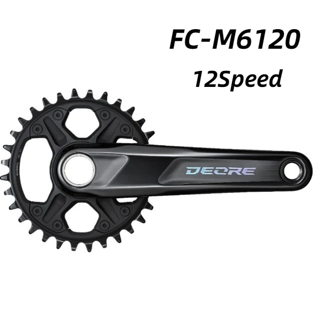 

SHIMANO DEORE FC M6120 Crankset 1x12Speed 175MM 32T Mountain Bike DEORE M6100 Series