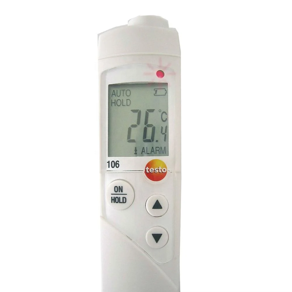 waterproof NTC thermocouple digital food thermometer testo 106 with alarm and HACCP order NO. 0560 1063