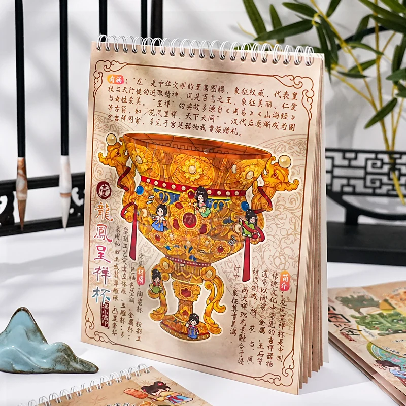 Kawaii 3D cultural relic restoration Landscape Sticker book DIY  Pocket Cabin  Scene festival  holiday Children's Toys gifts ﻿ ﻿ view 6