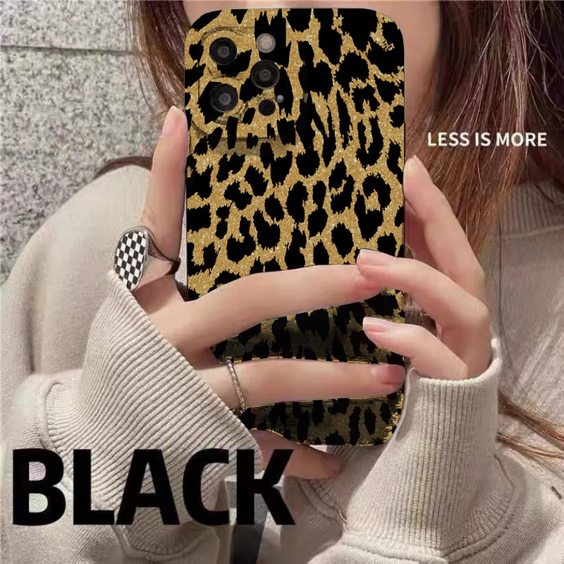 Leopard Print Phone Cases For Samsung Galaxy S21 S22 S23 Plus S26 S25 S24 Note 20 Ultra A54 A16 A56 A55 A36 A26 Soft TPU Cover - view 3