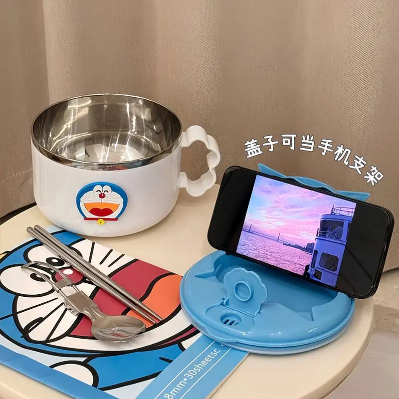 جديد عبقور الإبداعية الكرتون معزول علب الاغذية مريحة وعاء المعكرونة الفورية للطلاب النوم عالية الجودة مجموعة أدوات المائدة