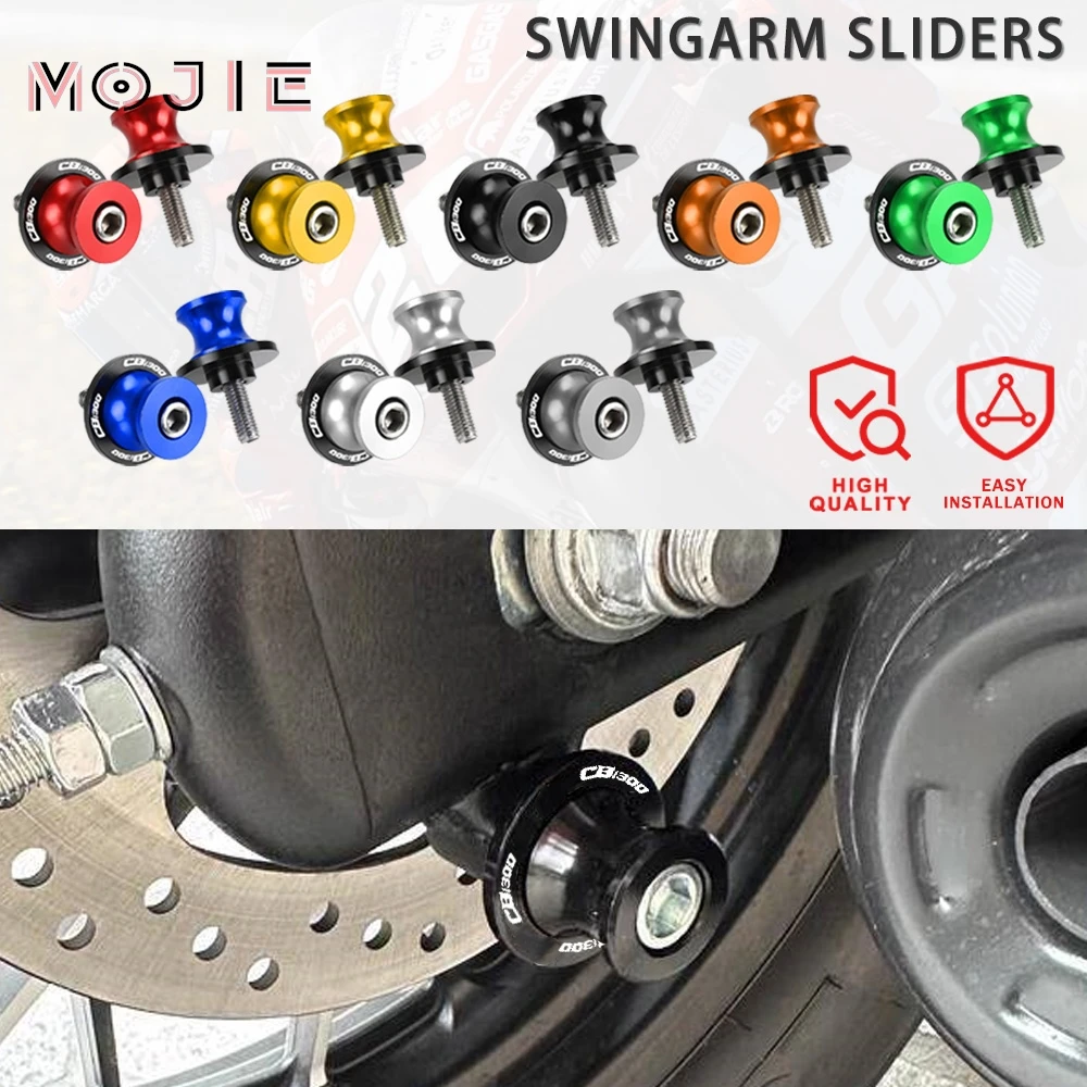 

8MM For Honda CB1300 CB 1300 2008 2009 2010 2011 2012 Motorcycle Accessories CNC Aluminum Swingarm Spools Slider Stand Screws