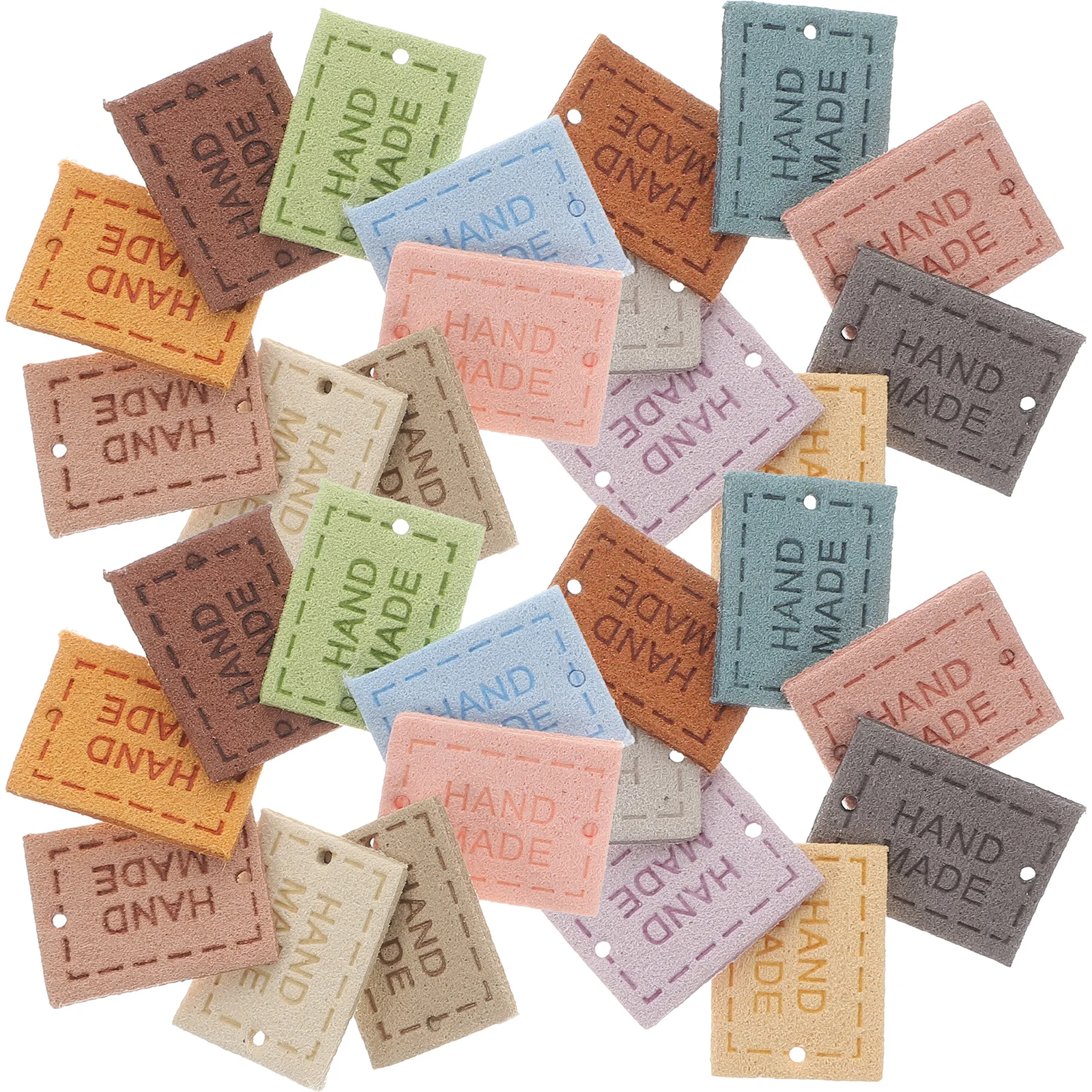 

150Pcs Handmade Labels Clothes Bags Hats Socks Embellishment Smooth Surface Beautiful Pattern DIY Crafts Handmade Labels