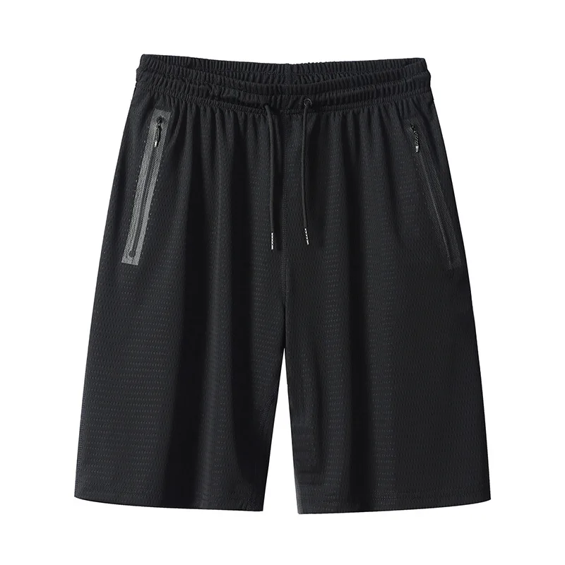 

Летние тонкие шорты из ледяного шелка, брюки с пятью точками, мужские пляжные брюки, мужские шорты с эластичной резинкой на талии, спортивные шорты для бега 9XL8XL