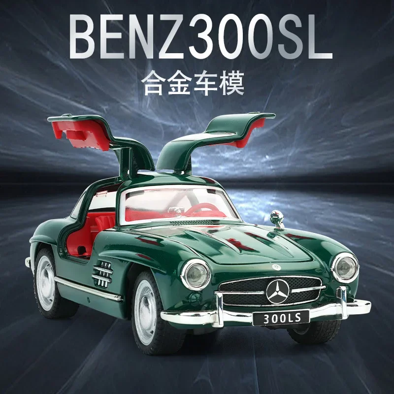 

1: 32 Mercedes Benz 300sl Сплав Имитация Ретро винтажный автомобиль