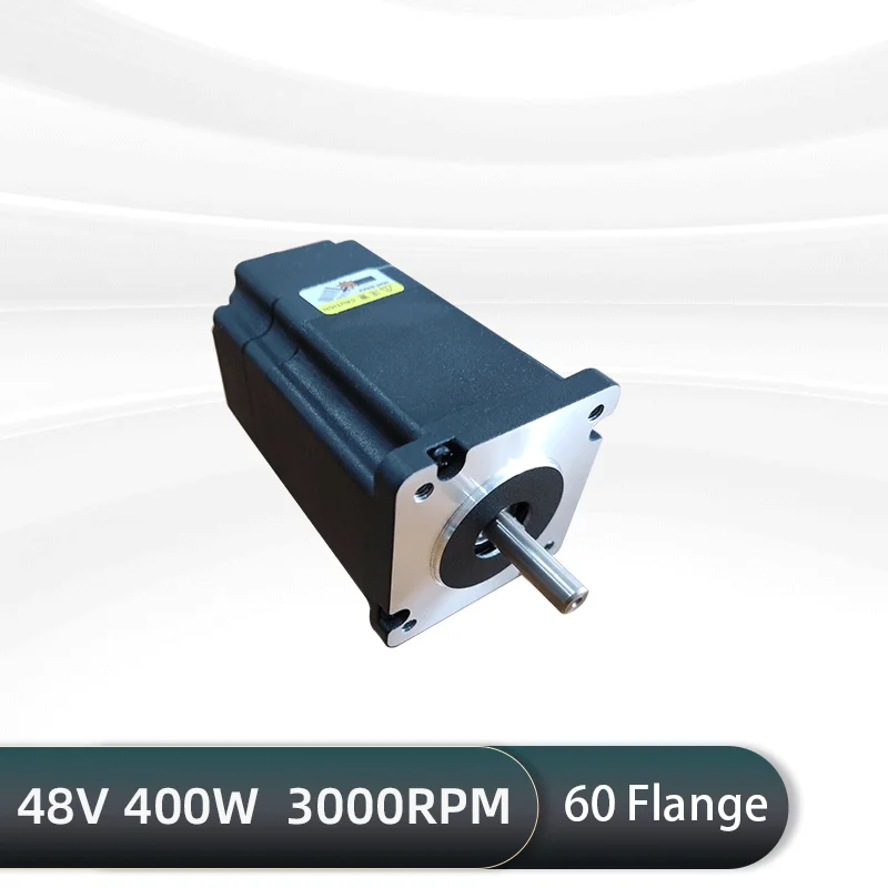 QW60Y2H03L30400 Brushless DC Motor BLDC 48V 400W 3000rpm 3 Phase 1.28N.M Small DC Motor for DIY Design