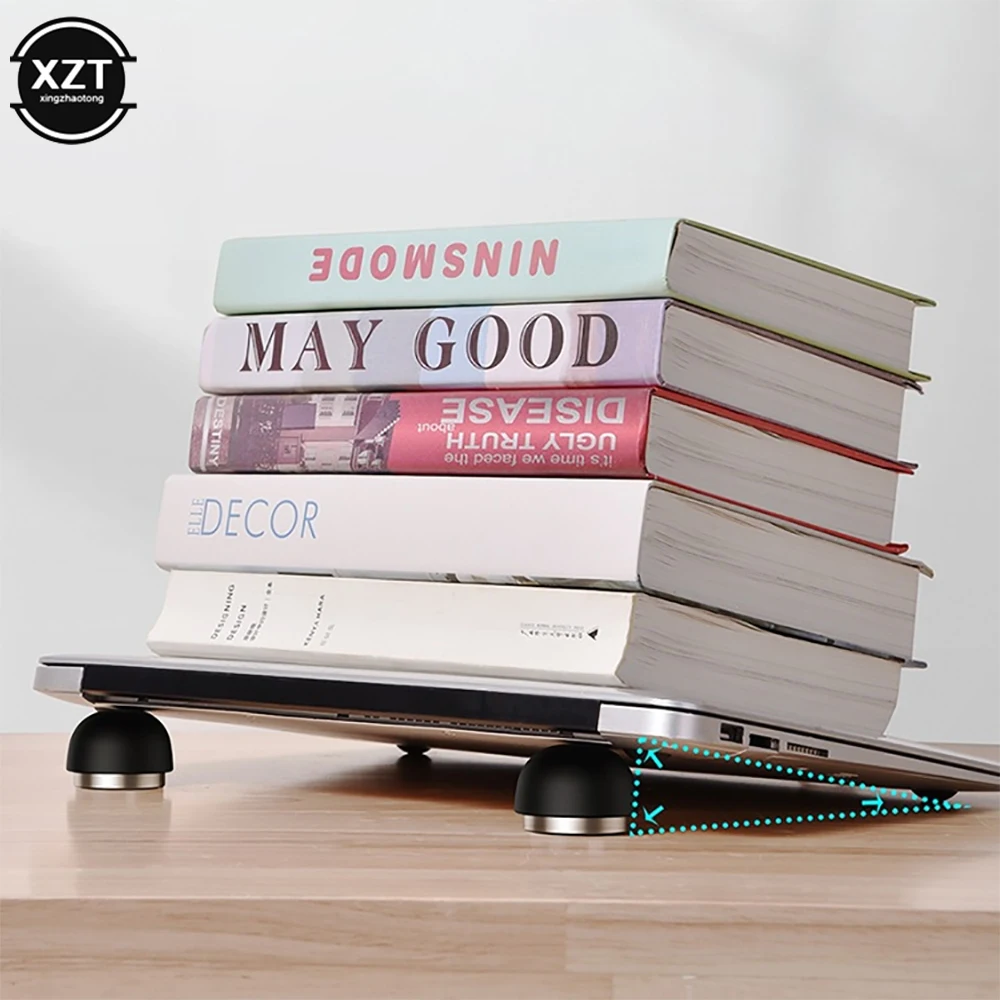 Laptop Keyboard Stand Lightweight Compact Heightening Tilt Foot Cooling Base Simple Silicone Cooling Bracket