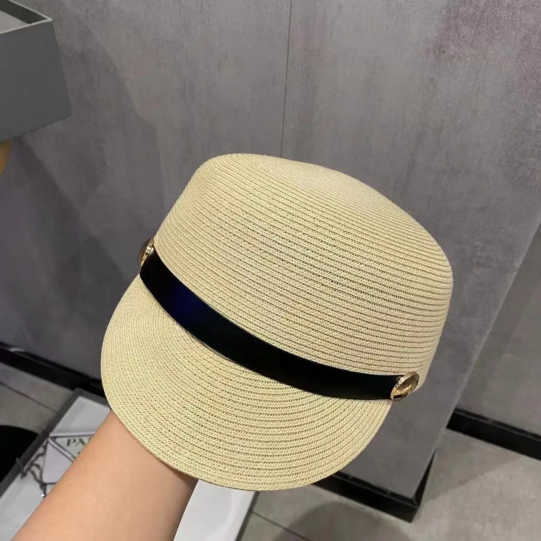 

2025 Summer Have! Style Fashionable Straw Equestrian Hat for Women Ideal for Outdoor Travel Beach Sun Protection Women Hat