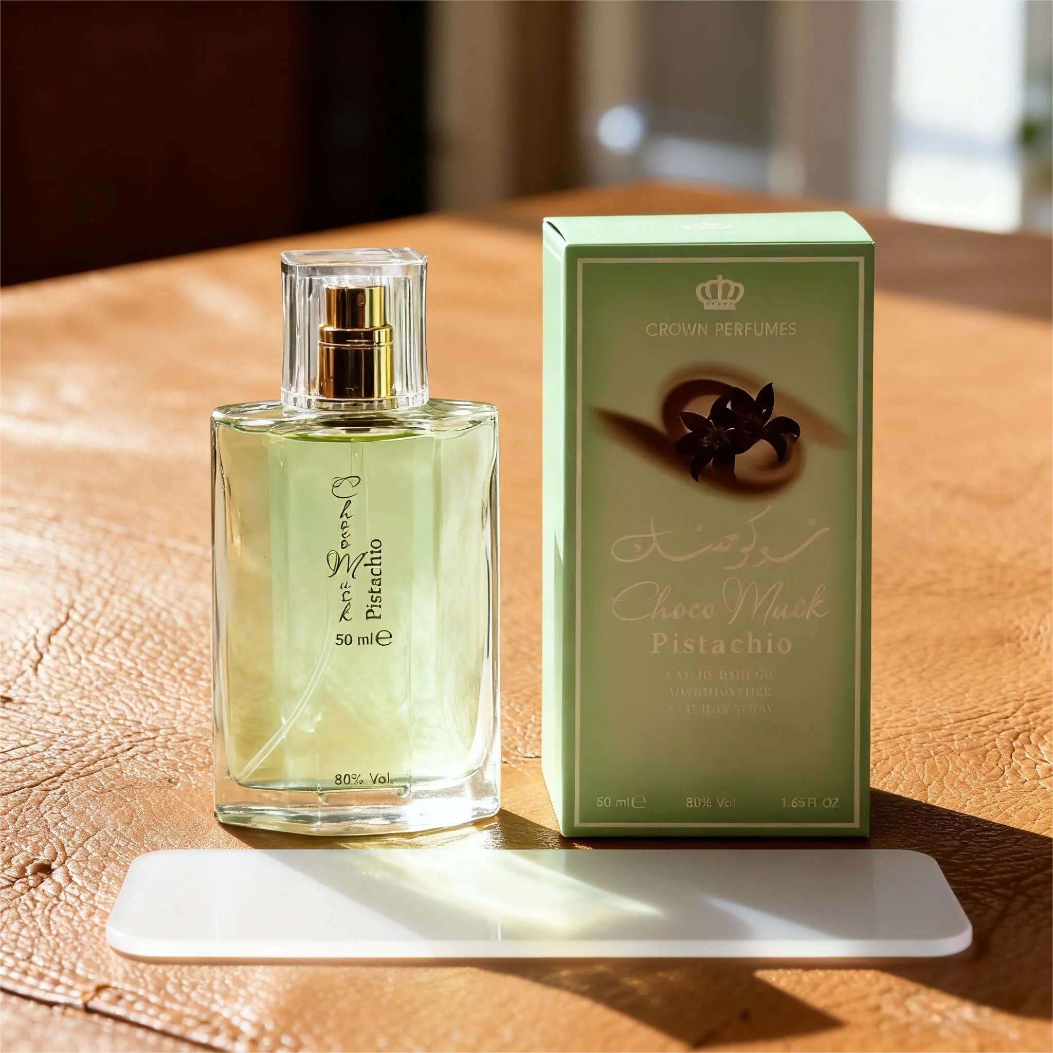 

Choco Musk Pistachio Unisex Perfume - Sweet Floral & Nutty Notes, Ideal Gift for Any Occasion.