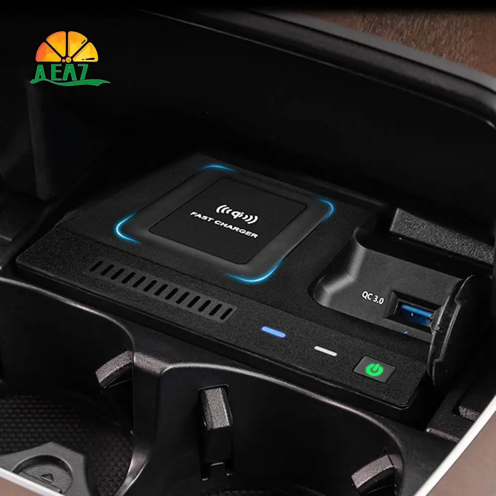 

AEA7-Auto Wireless Charger Car Wireless Charging Pad Is For Mercedes-Benz C-Class GLC Mobile Phone Charger Car Charging