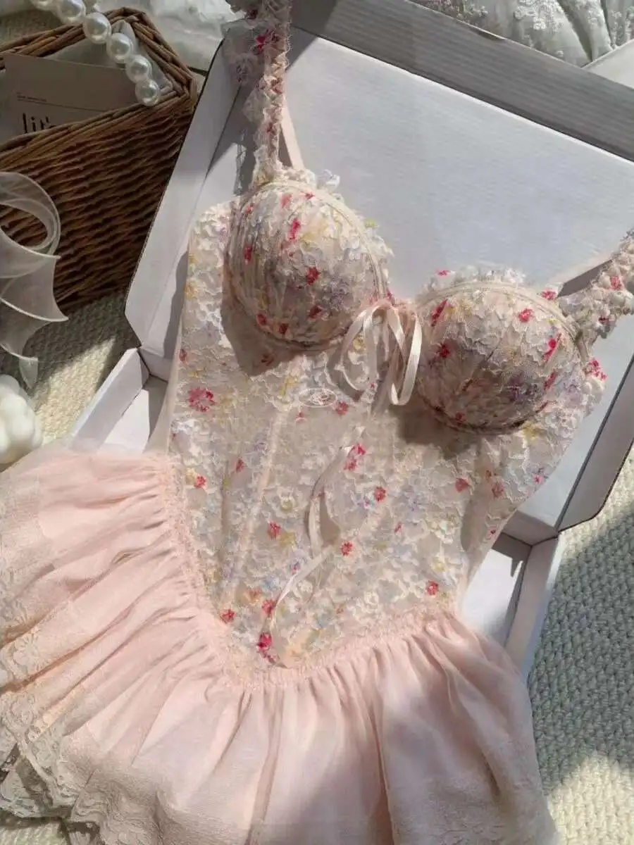 Seksowna sukienka w kwiatowy wzór, styl rybia ość, codzienna, czysta pożądanie, odkryte plecy, głęboki dekolt V, ramiączka, bez rękawów, urocza, słodka, IIT6