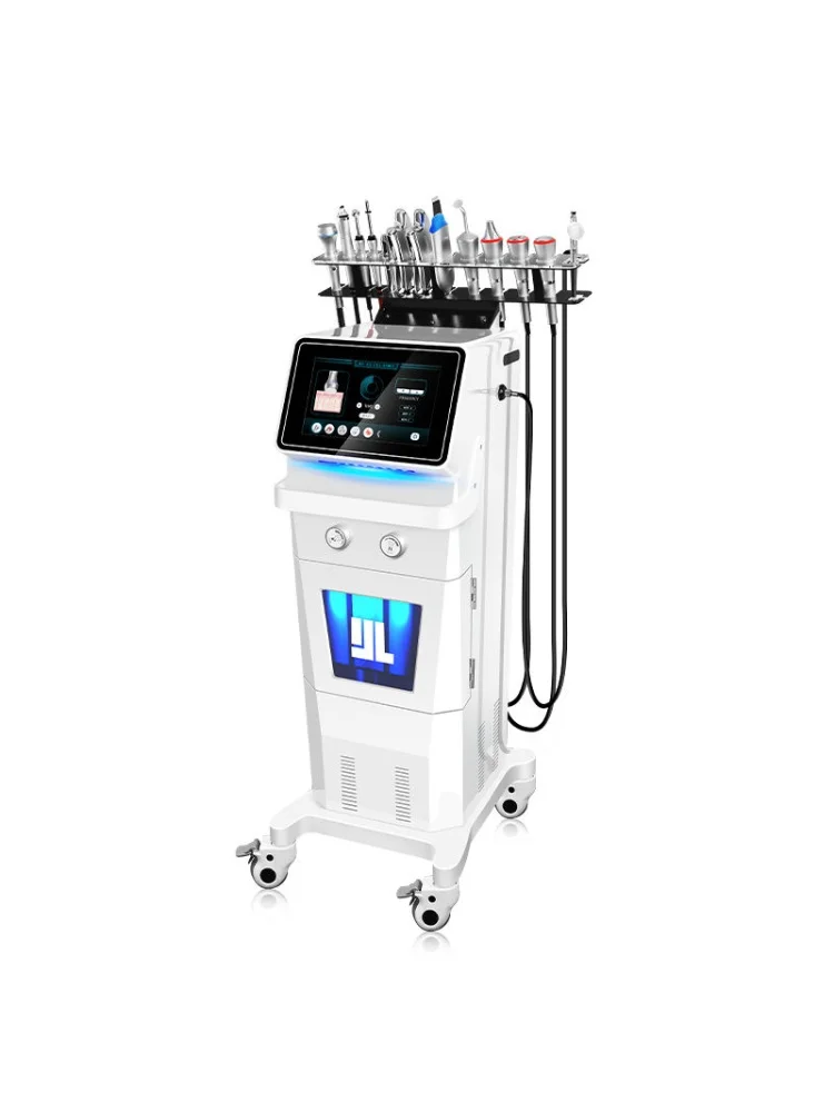 Newest 13 In1 Aqua Peeling Oxygen Facial Salon Machine Beauty Hydrofacial Hydro Crystal