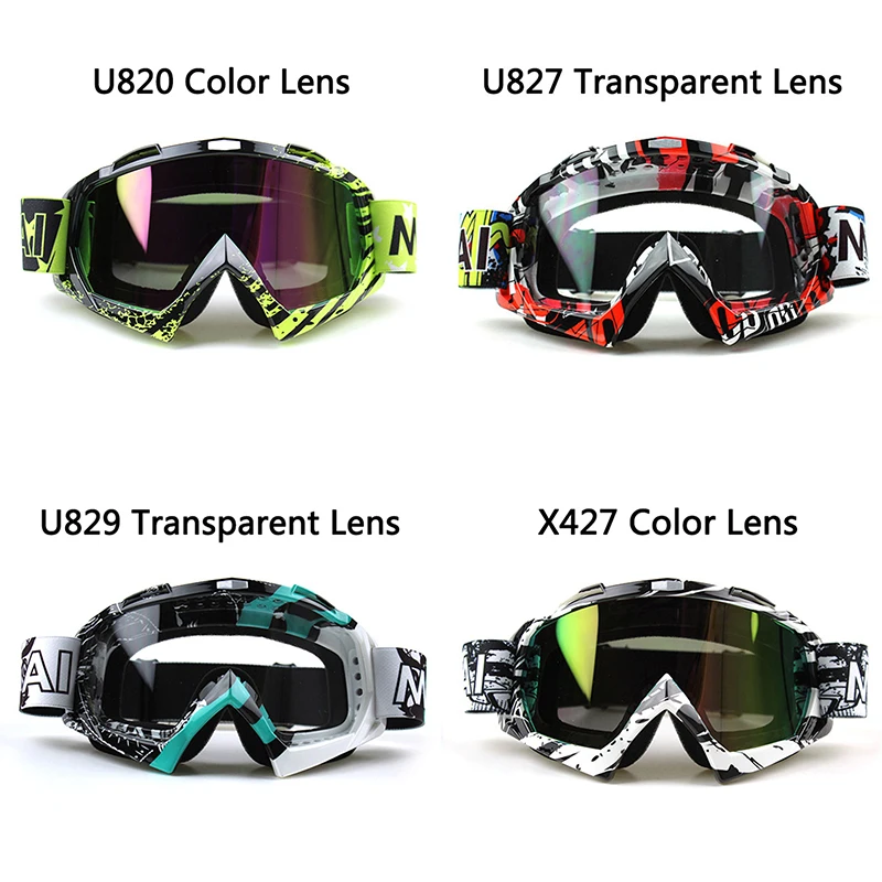 Moto Outdoor Glasses Goggles ATV For Motorcycle Glasses ATV Dirt Bike Racing Glasses Off-Road Ski Sport Motocross Goggles