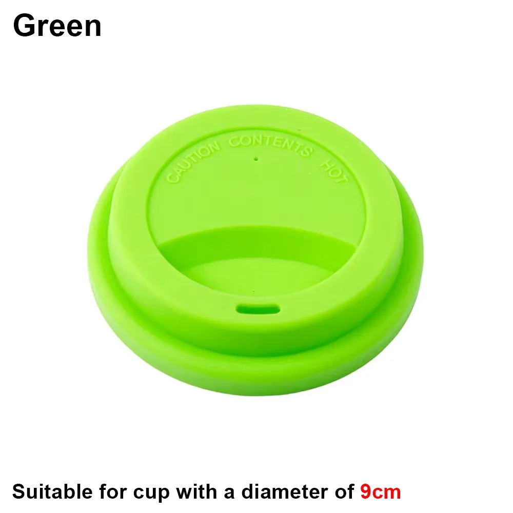 1Pcs Heat Temperature Preserve Mug Cover Dust Free Silicone Cup Cap Universal Protective Sealing Lid for 9cm Tea/Coffee/Milk Cup