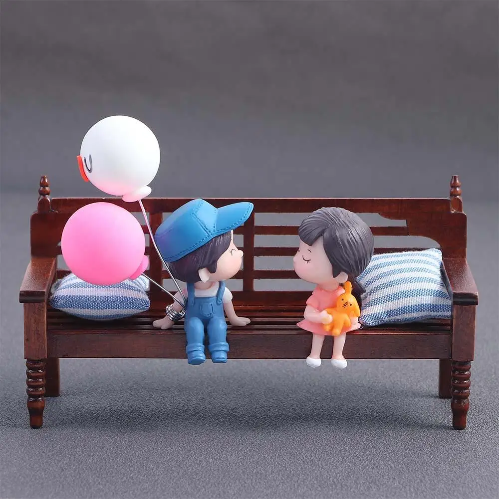 Parts Car Accessories Creative Cute Girls Gifts Center Console Action Figure Car Decoration Cartoon Couples Balloon Ornament