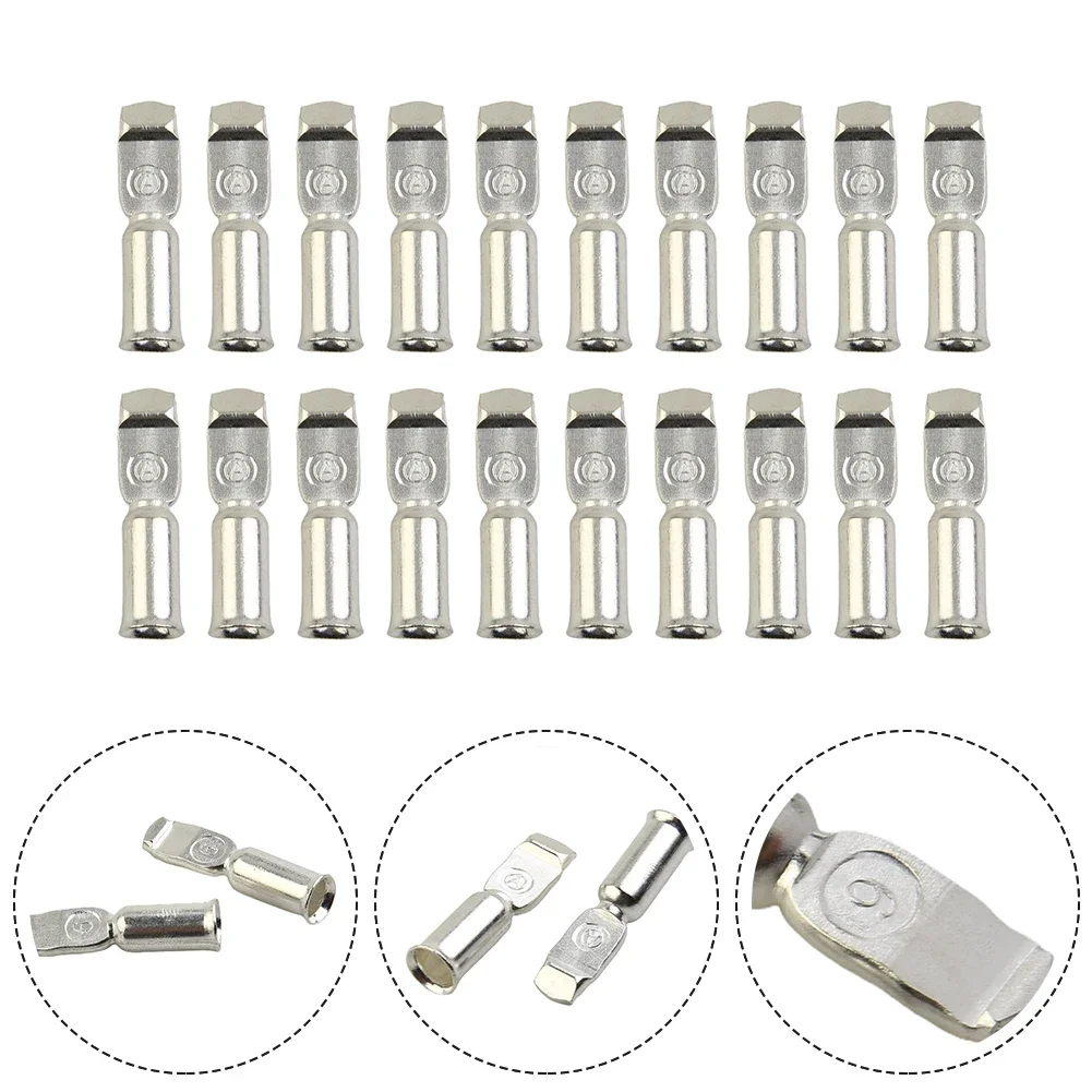 20Pcs/SET 50Amp Copper Terminals Connector For 50A FOR Anderson Style Contactors For 4-12square 6 B & S Wire Cable Terminal