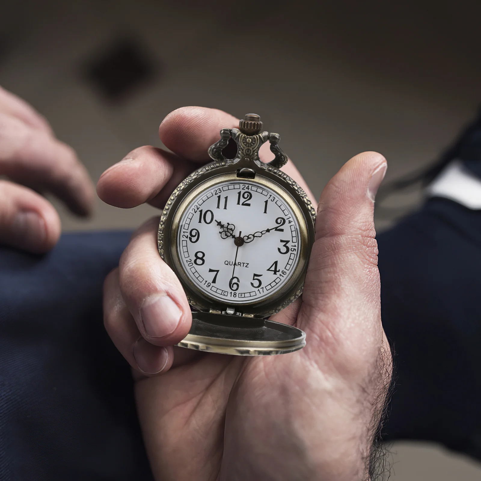 1 قطعة ساعة جيب كوارتز مجوفة عتيقة ريترو النار معلقة الخصر سلسلة ساعة إكسسوارات الملابس الزخرفية