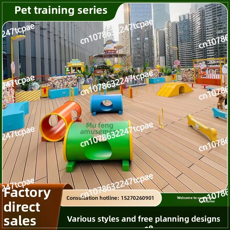 

Outdoor Finished Products Cute Pet Park Dog Training Equipment Activity Props Single-plank Bridge Sports-friendly Facilities