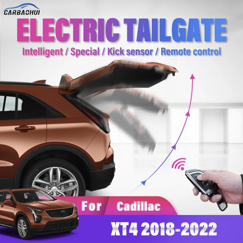 Car Electric tailgate Automatic control of the trunk drive opening Car lift Rear door power kit For Cadillac XT4 2018-2022