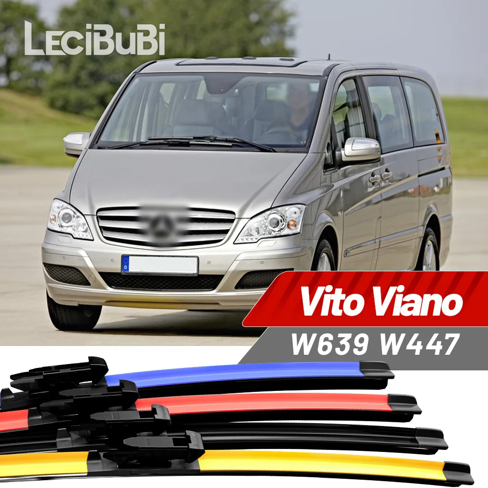 2 stücke Für Mercedes Benz Vito Viano W639 W447 2006-2022 2017 2018 2019 2020 2021 Frontscheibe Wischer klingen Scheibenwischer