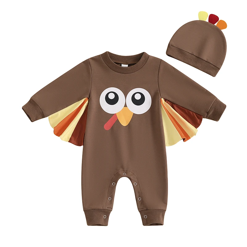 

My First Thanksgiving Baby Clothes Thanksgiving Baby Boy Girl Outfit Gobble Little Turkey Romper Newborn Jumpsuit