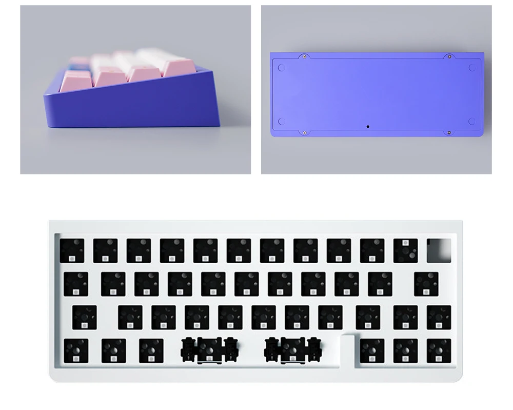 Idobao ID42 White Keyboard Pc Wired Keyboard Mini Mechanical