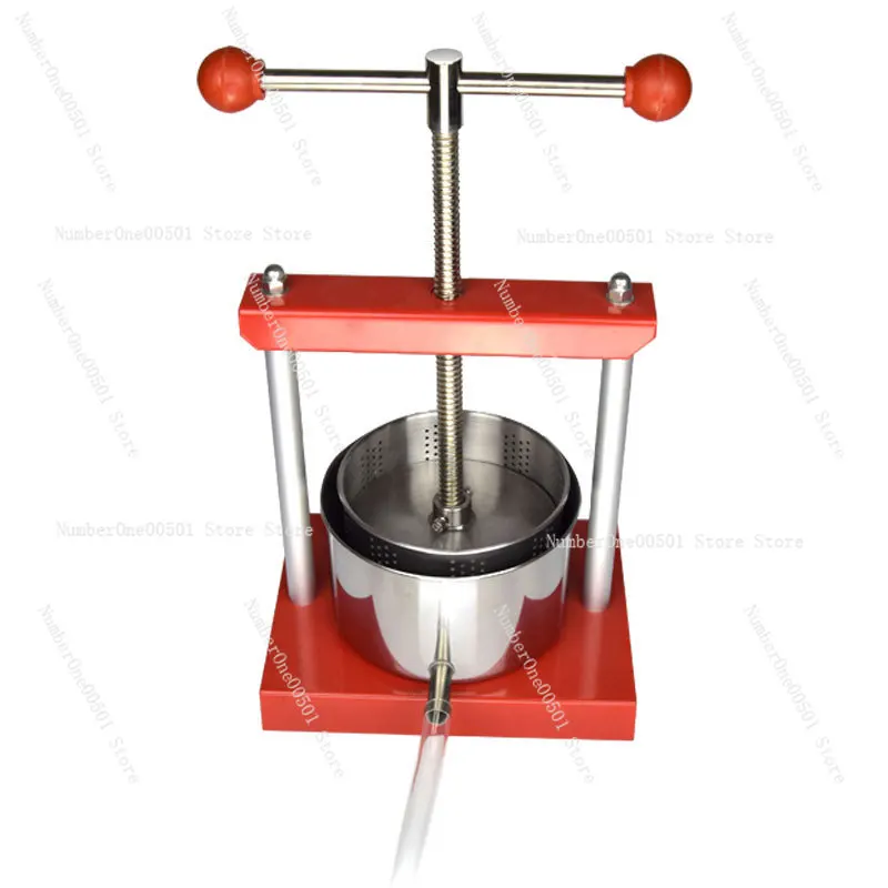 

2L Manual Stainless Steel Press for Cheese Fruit Vegetables Tofu Herbs Wine Making Juice Extractor