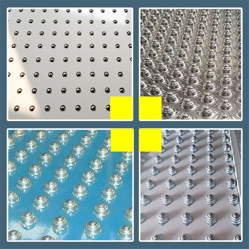 (4 Packs) All Stainless Steel Large Size Cattle Eye Ball Wheel Conveyor Universal Robot Hardware