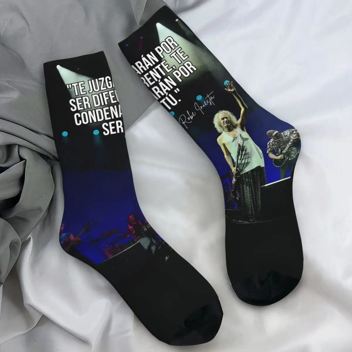 

Мужские носки Extremoduro, испанская хард-рок-группа, халат Iniesta, чулки, осенние модные качественные носки, дизайнерские носки для скалолазания, против пота