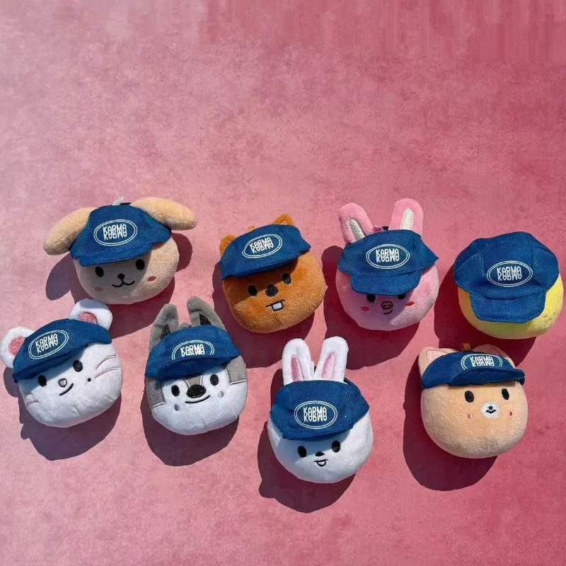 Nowa Kpop Stray Kids Skzoo KARMA Czapka z Daszkiem Pluszowa Zabawka Wolfchan Bangchan Śliczny Pluszak Brelok Kawaii Wypchane Zwierzątko Mini Laleczka Prezent