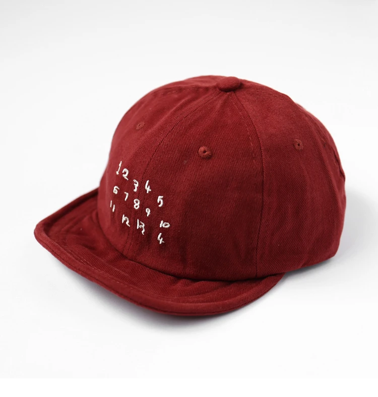 Casquette à visière personnalisée pour hommes et femmes, dessus souple, bord court, décontracté, baseball, rue, couple