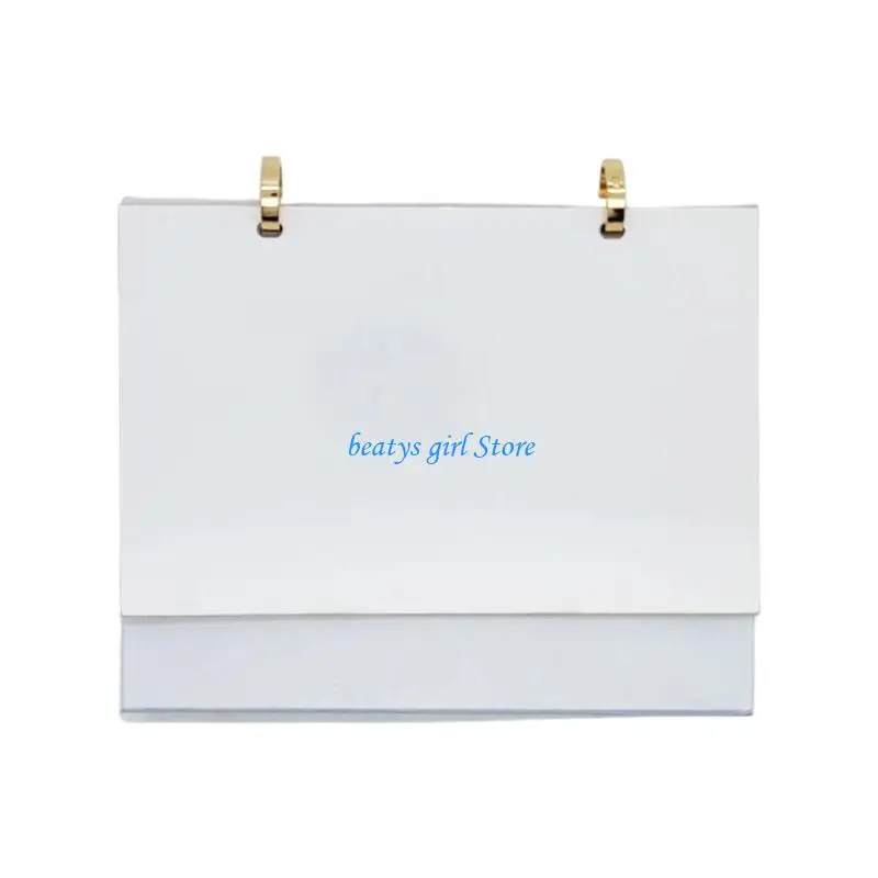 

C7AB Professional Sublimation Blank Calendar with 14 White Pages for Heat Transfer Applications Photo Gifts Office Decoration