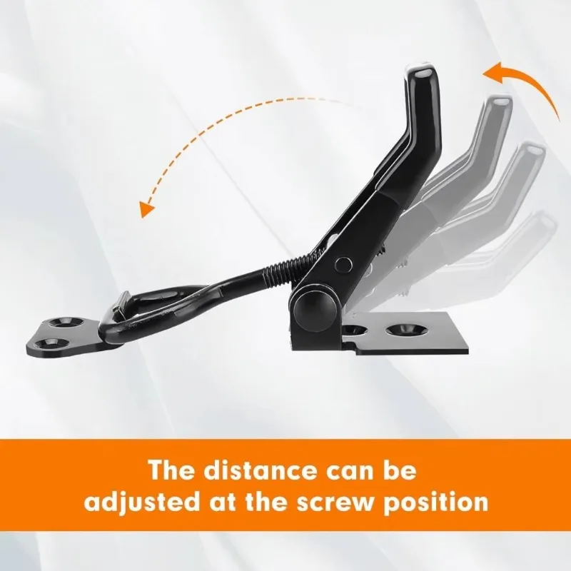 New! For Adjustable Pull Hasps Quick Release Clamp Anti-Slip Push Pull Toggle Clamp Tools Heavy-Duty Metal Toggle Latch Clamp