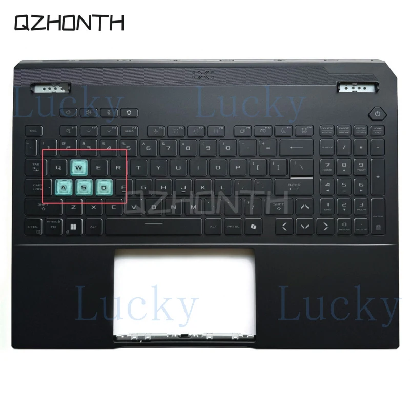 f  New For ASUS TUF Gaming A16 F16 FA608 FX608 Palmrest with US Backlit Keyboard
