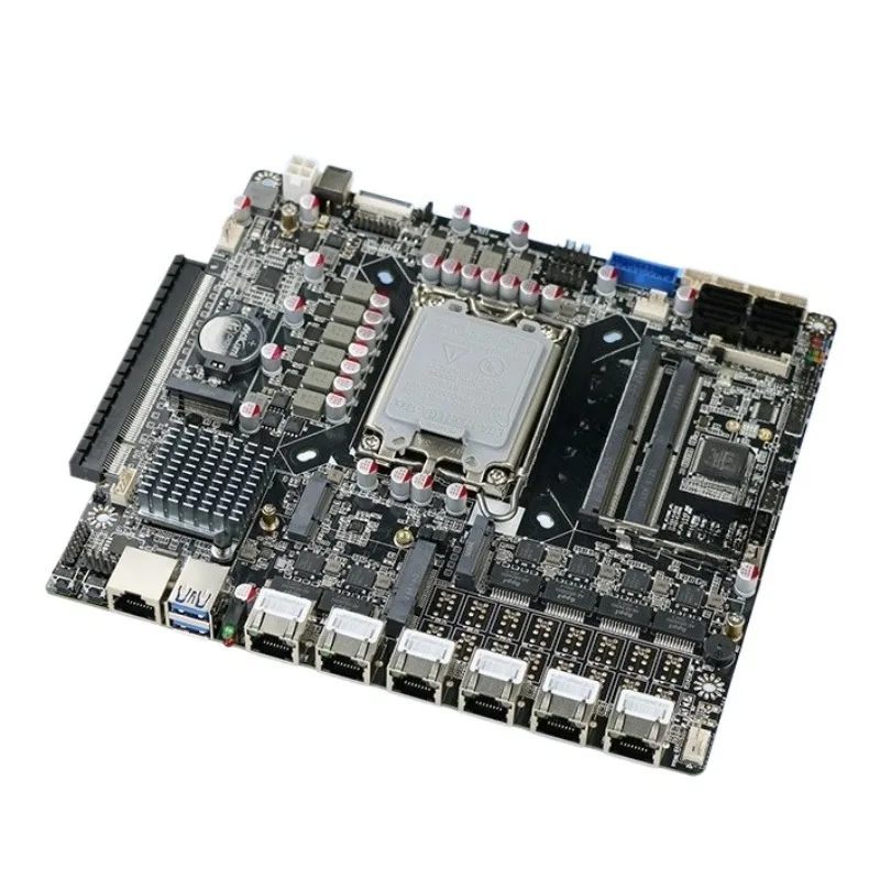 For X86 cyber security main board NMB series B760 supports 12.13.14 generation processor 6 network ports