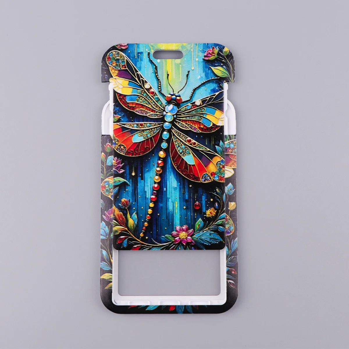 Smycze do identyfikatorów z motywem tęczowej duchowości gejowskiej, etui na karty dostępu, zawieszka na szyję w stylu vintage, brelok do kluczy, prezent na wizytówki