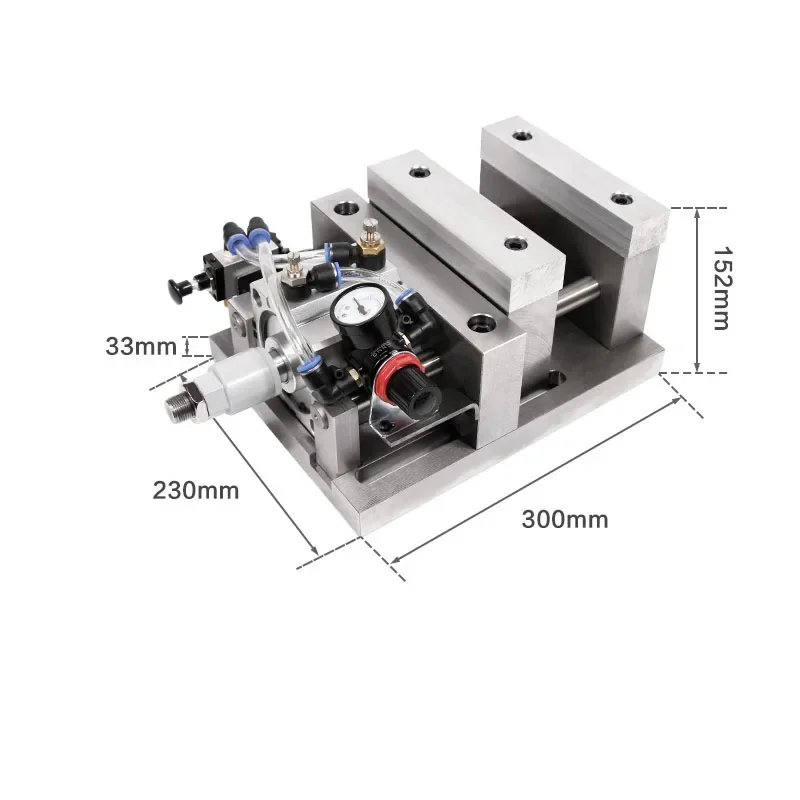 1pc Large-stroke High-precision Pneumatic Vise Quick Fixture Milling Machine Corner-fixed Vise Quick-action Flat-mouth Pliers