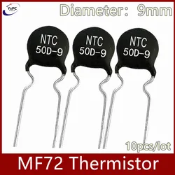 10pcs MF72 Thermistor Resistor NTC 3D-9 3R 5D-9 5R 8D-9 8R 10D-9 10R 12D-9 12R 16D-9 16R 20D-9 20R 22D-9 22R 33D-9 33R 50D-9 50R