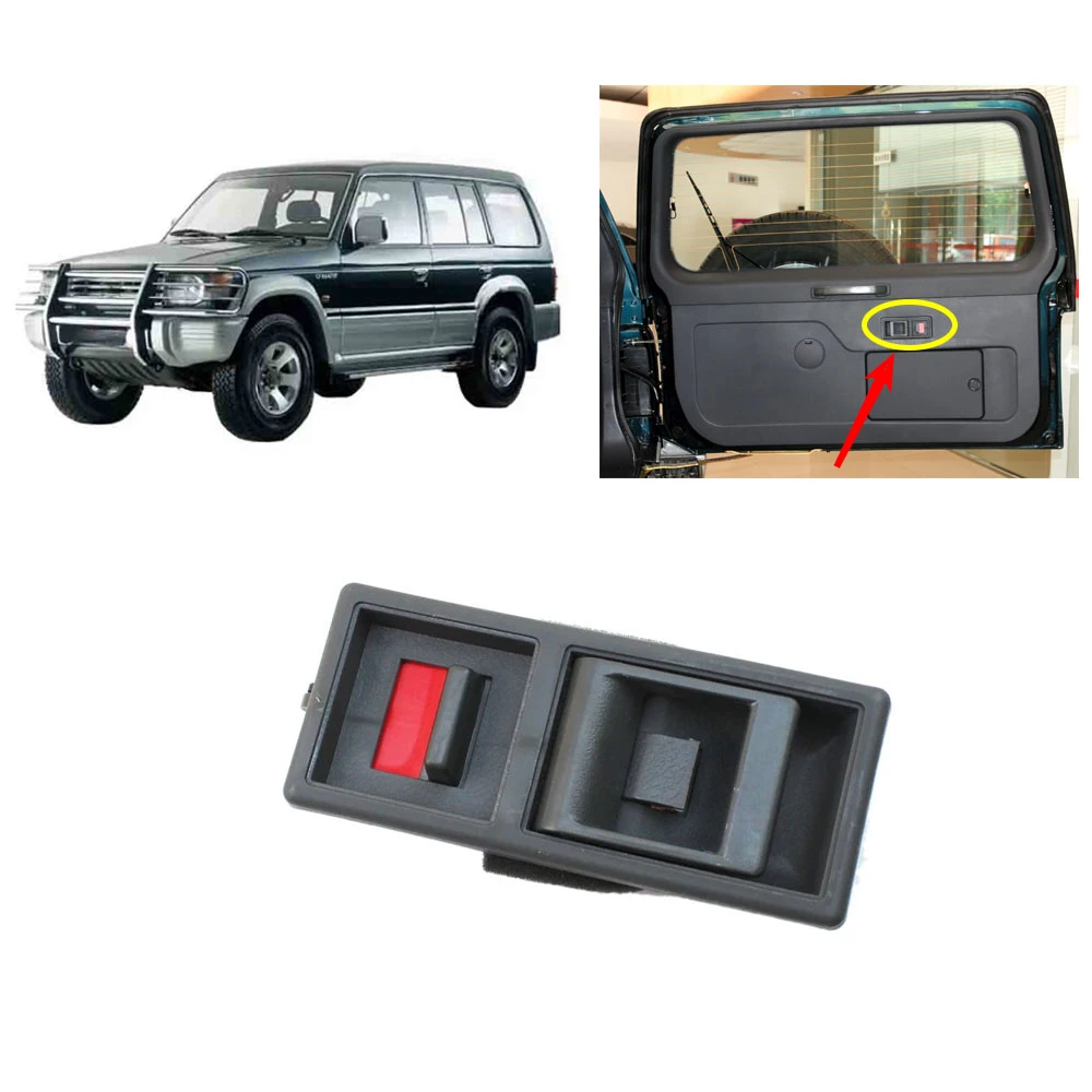 1 Piece Tail Door Inner Handle For Pajero V32 V33 MB793491 Rear Door Buckle For Montero V31 V43 Door Lock Motor 2nd Generation