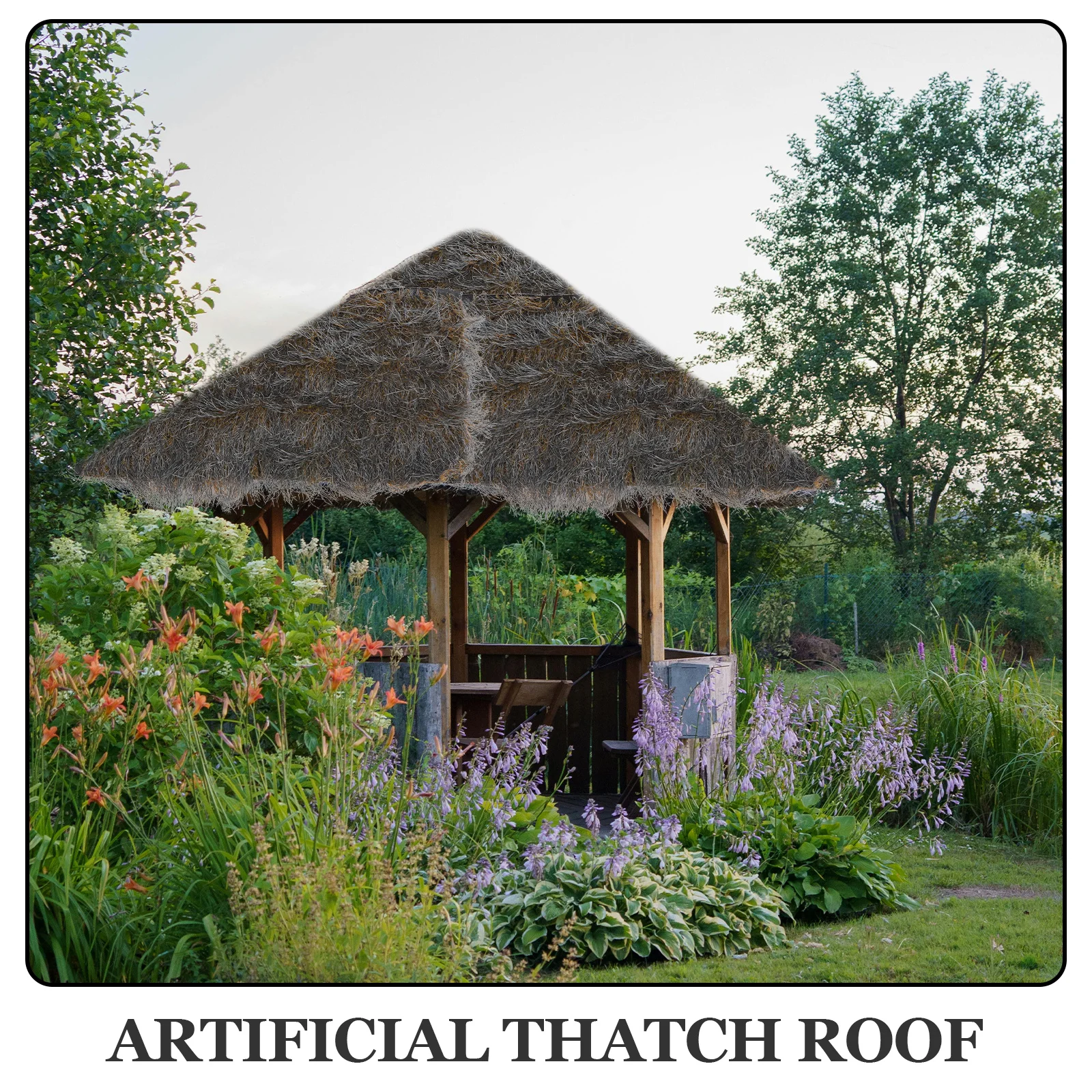 

Simulated Thatch Roof Artificial Straw Roofing For Garden Patio Decor Landscape Diy Mexican Grass Roof Sunshade Fence