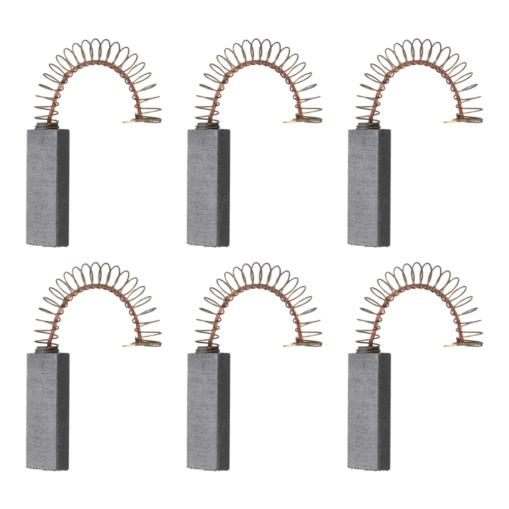 6pcs Carbon Brushes 30*11*6mm Repairing Parts For Electric Motor Rotating Machinery Power Tools Accessories