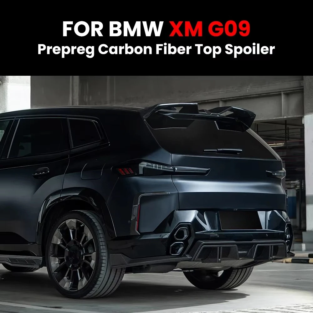 XM G09 SOOQOO Style Prepreg Carbon Fiber Top Spoiler