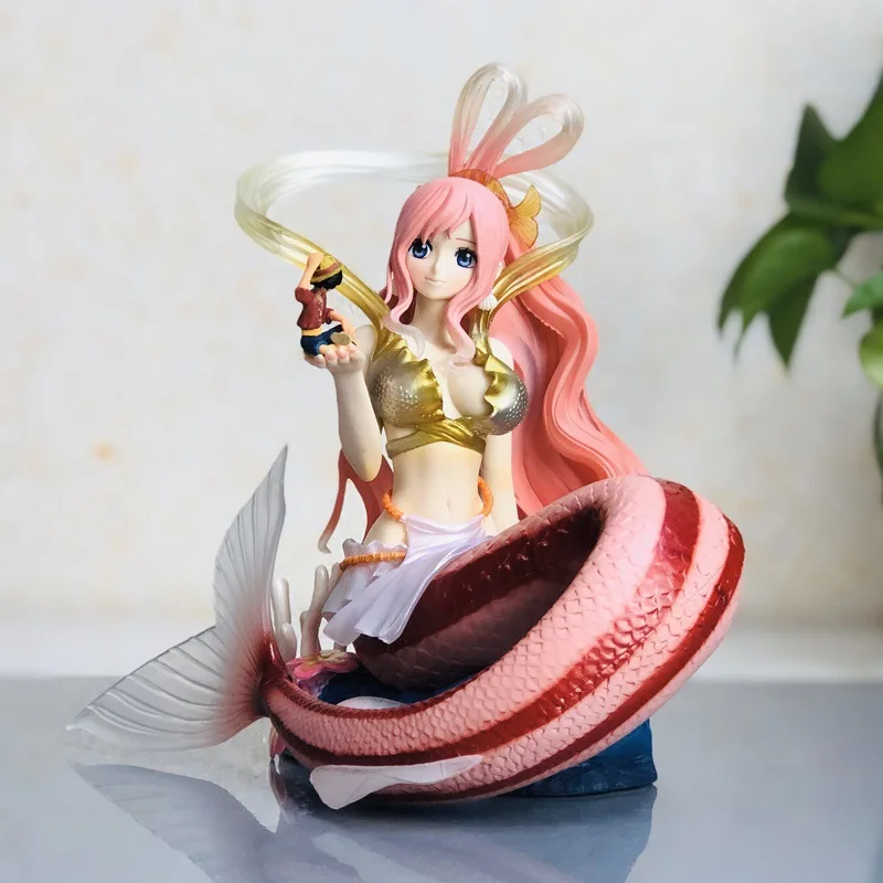 21cm POP Japanese Anime One Piece Shirahoshi Princess Mermaid Game Statue PVC Action Figure Toy Collection Model Doll Gifts