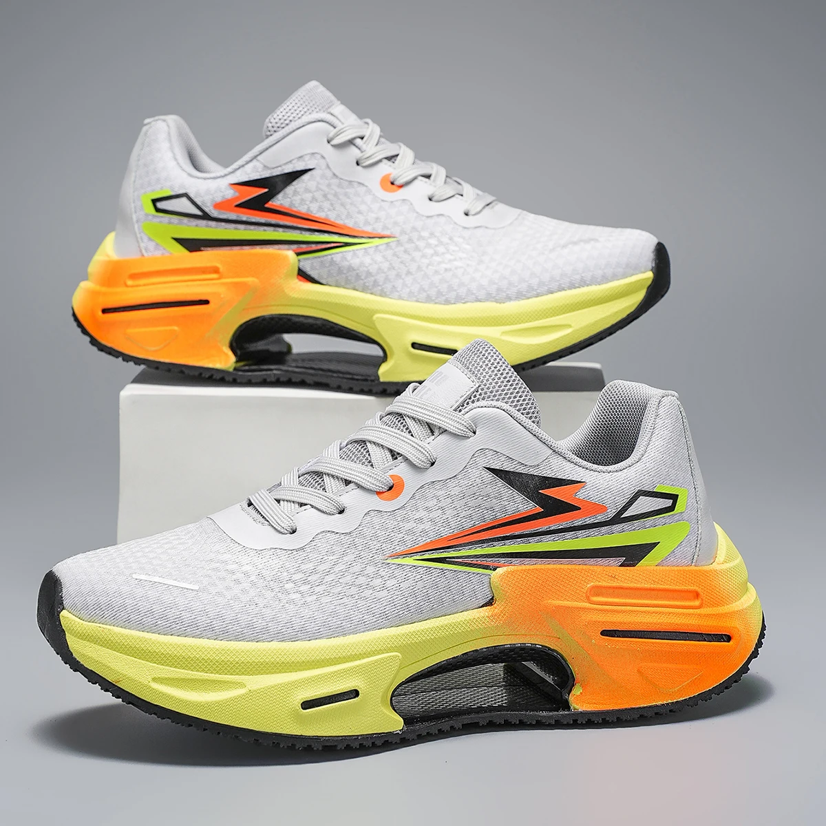 

Unisex Sports Shoes Fashion Thick Soled Professional Marathon Training Sneakers Anti Slip Breathable Comfortable Running Shoes