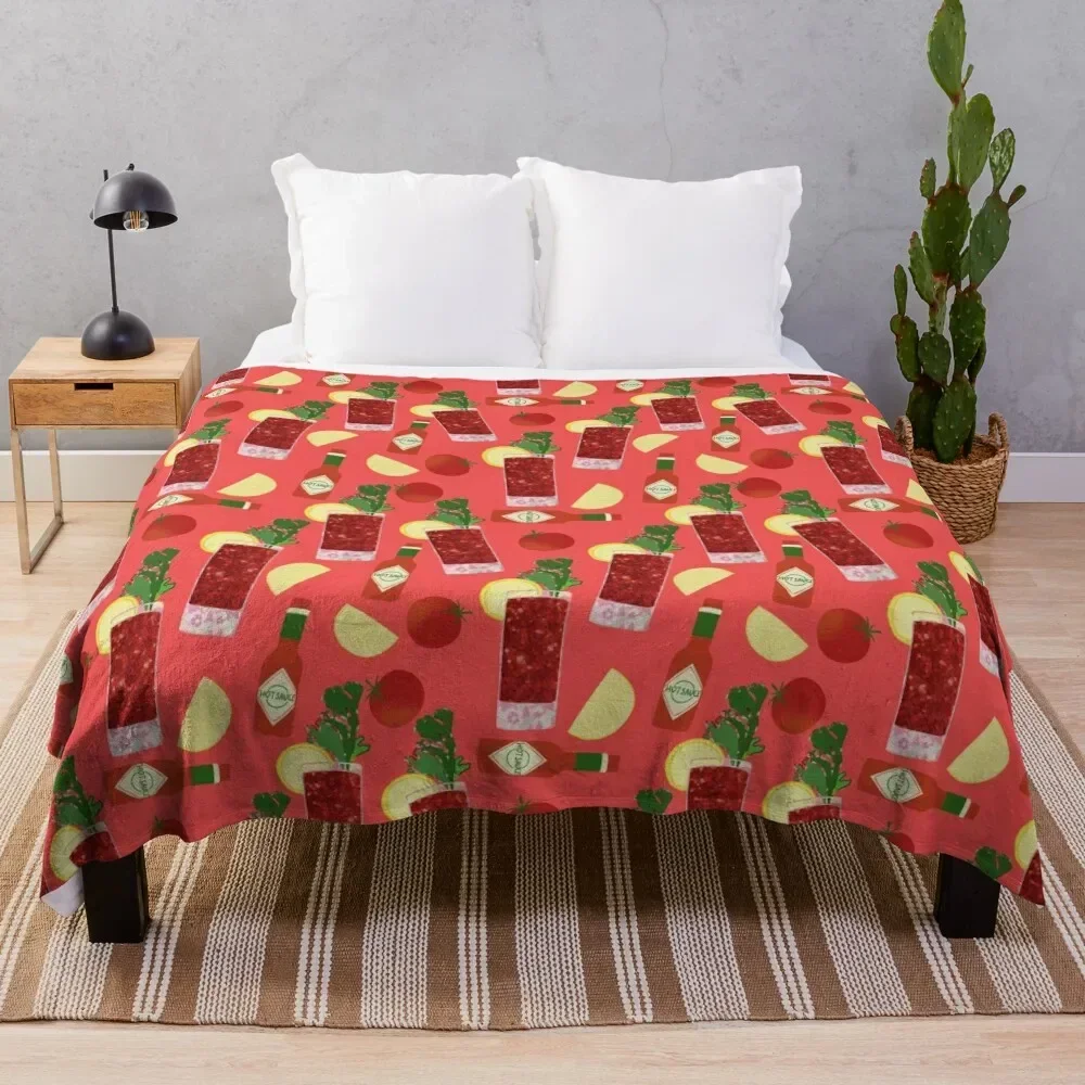 

Bloody Mary Throw Blanket Flannel Fabric christmas gifts Blankets