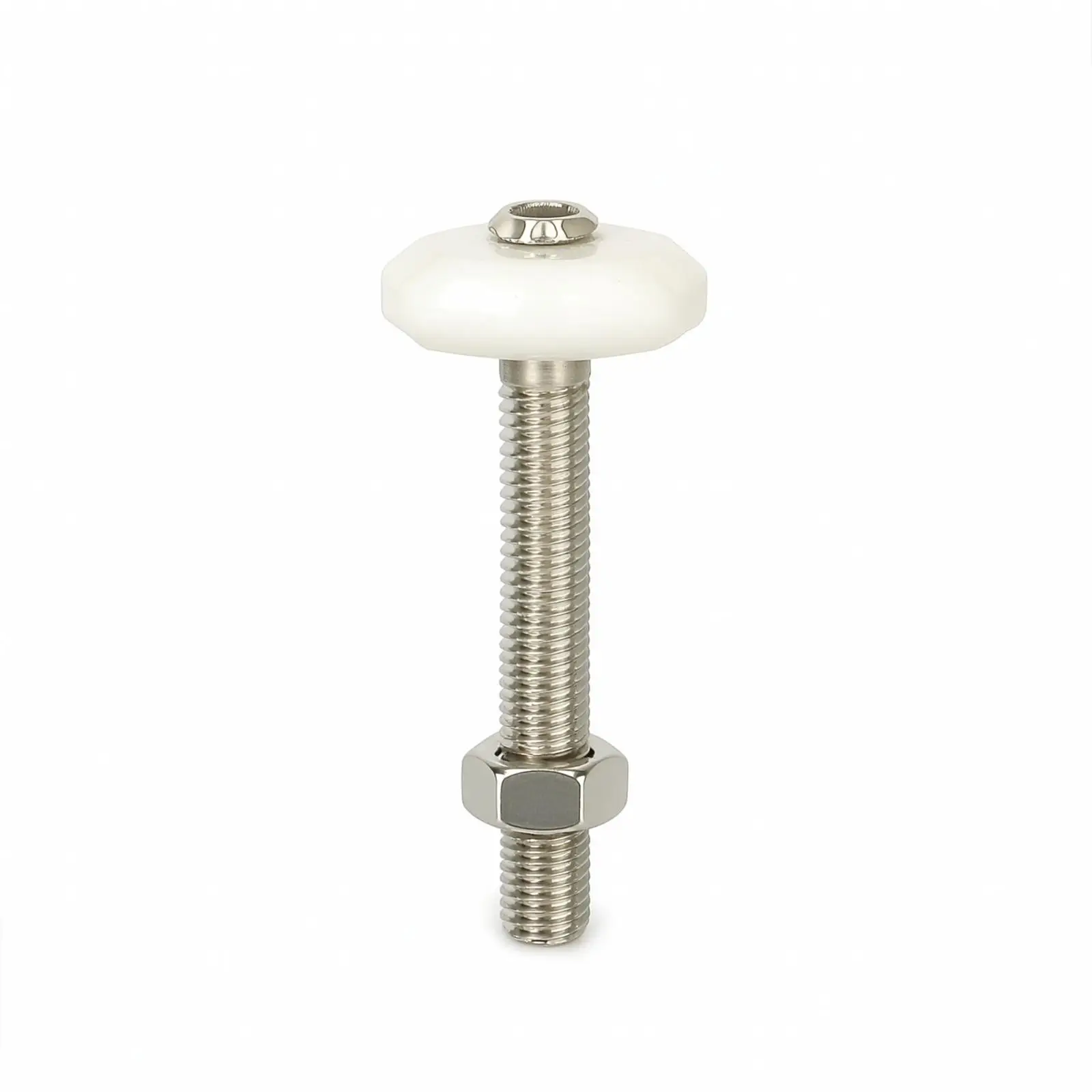 Sliding Door Roller Assembly with Adjustable Threaded Rod for Cold Storage Refrigerator Overhead Guide Rail Hardware