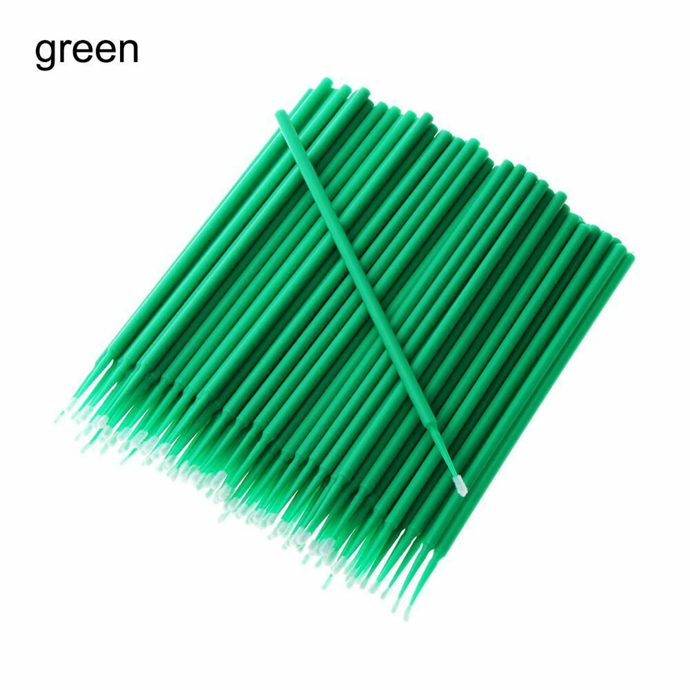 100 Stuks Penselen Verf Touch-up Kleurrijke Pen Auto Applicator Stok Kwast Verf Reparatie Wegwerp Pen Cleaning Stick