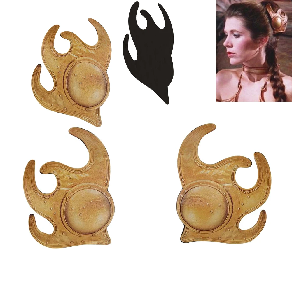 

Leia Headwear Movie Space Battle Roleplay Women Disguise Headband Headgear Halloween Carnival Cosplay Costume Accessories Props